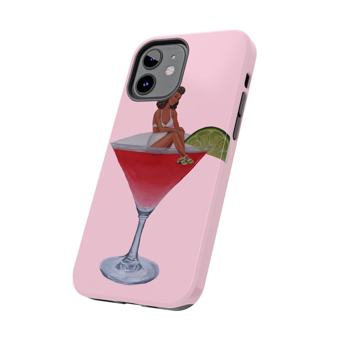 "Cosmic Feelings" Light Pink Phone Case