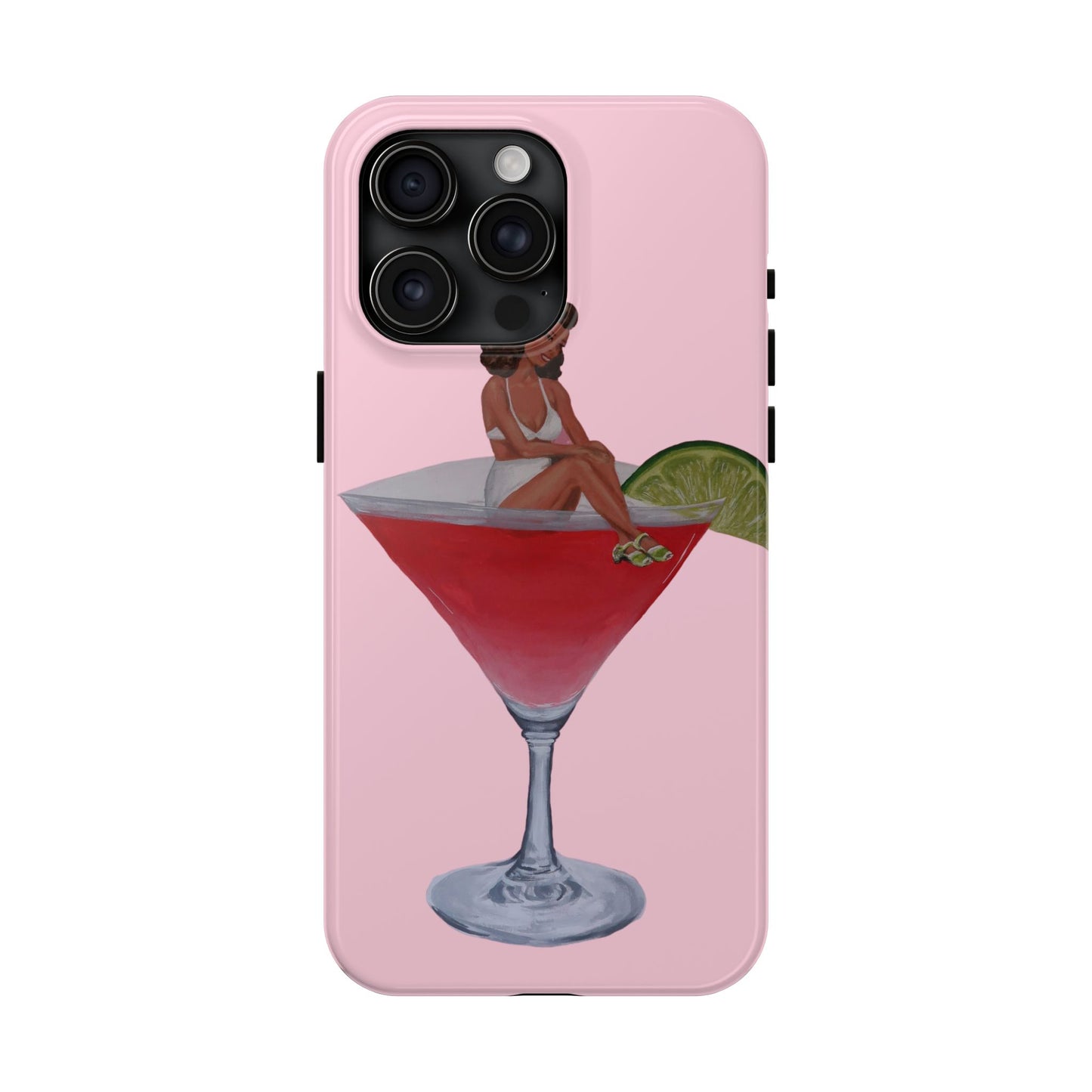 "Cosmic Feelings" Light Pink Phone Case