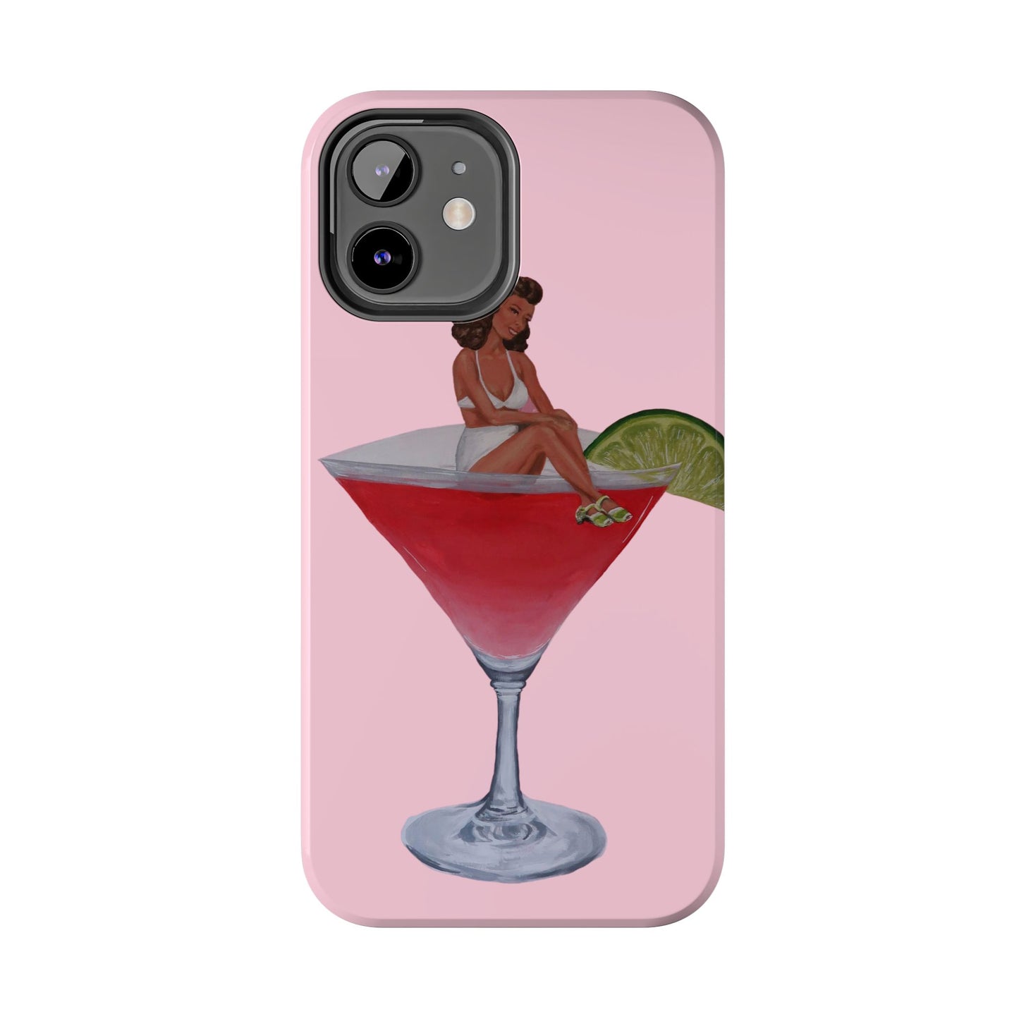 "Cosmic Feelings" Light Pink Phone Case