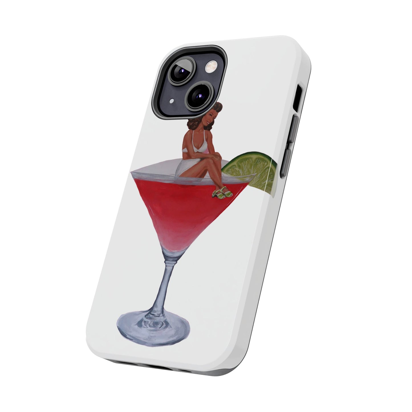 "Cosmic Feelings" White Phone Case
