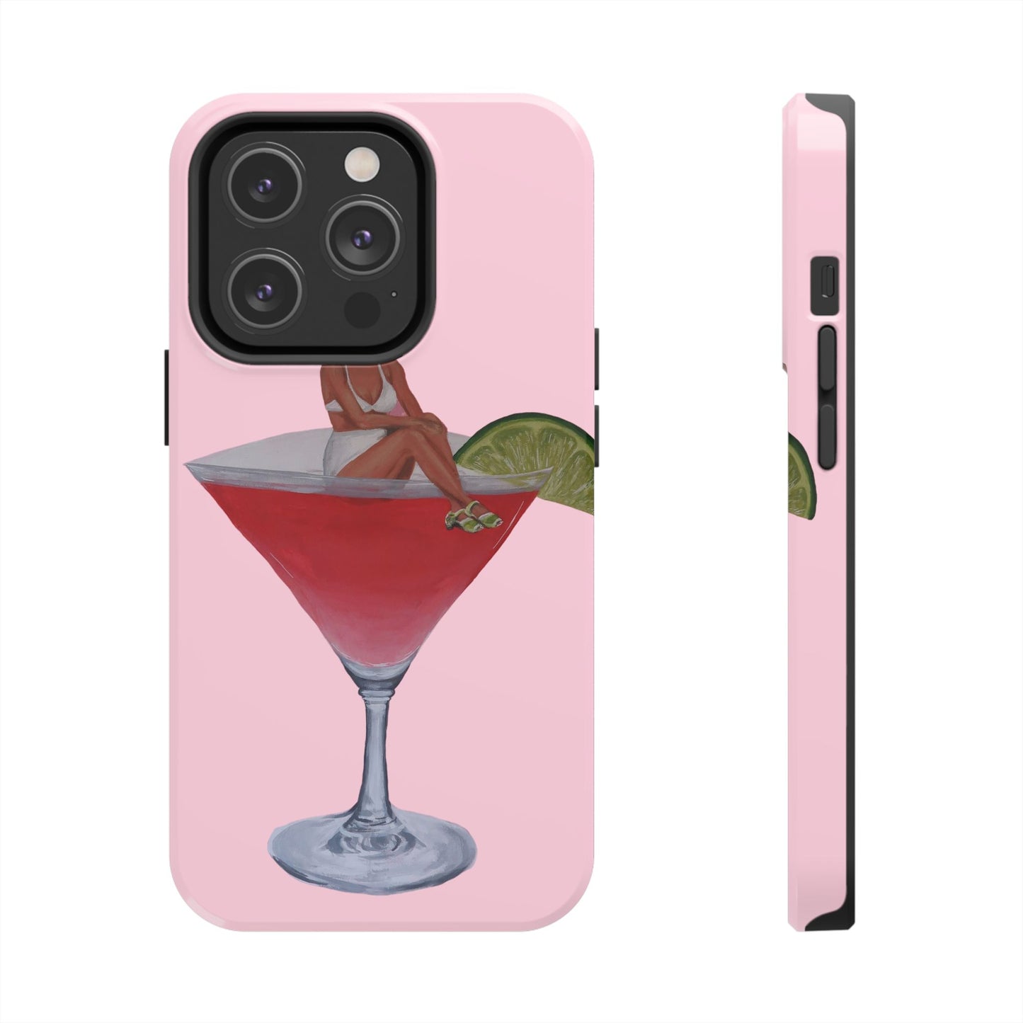 "Cosmic Feelings" Light Pink Phone Case