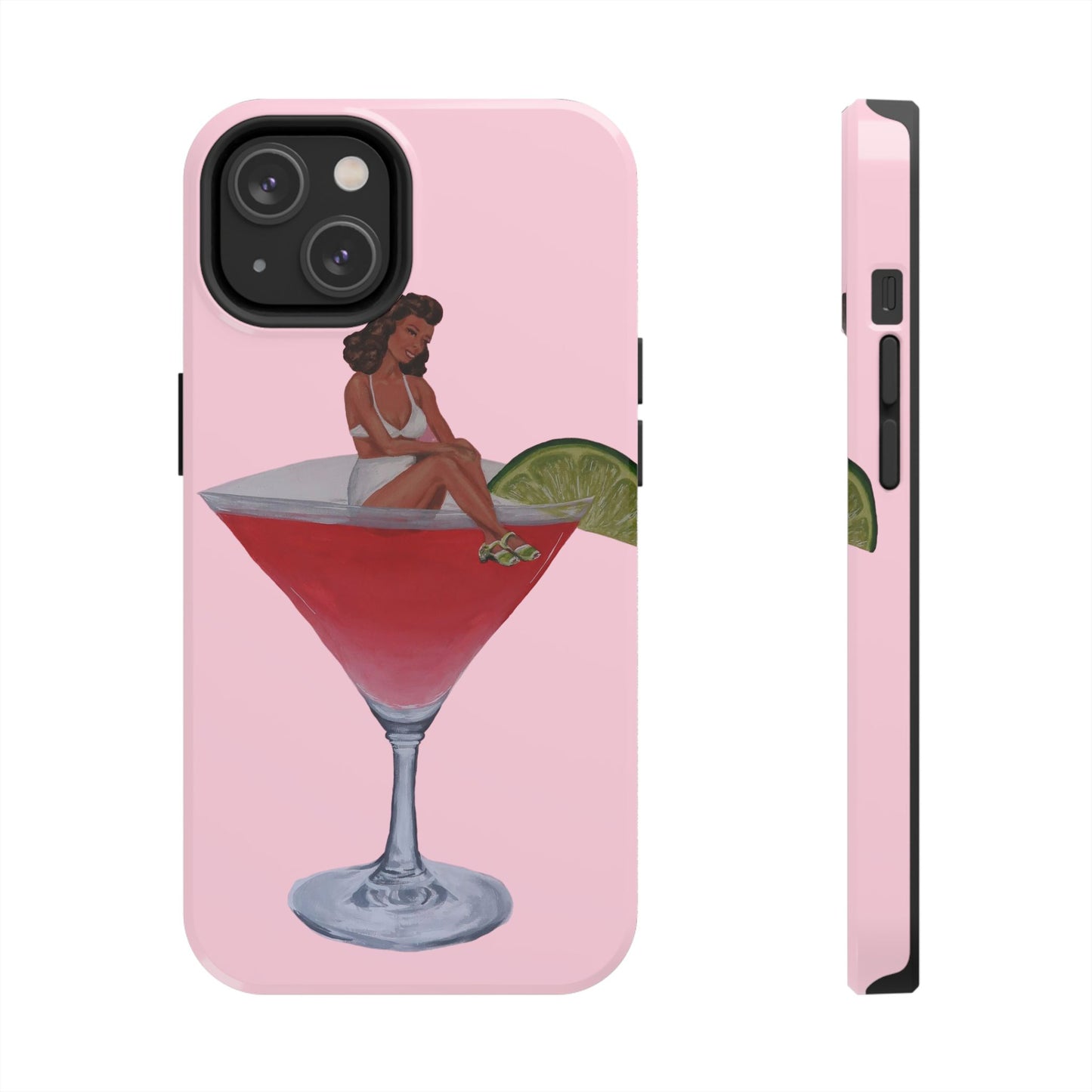 "Cosmic Feelings" Light Pink Phone Case