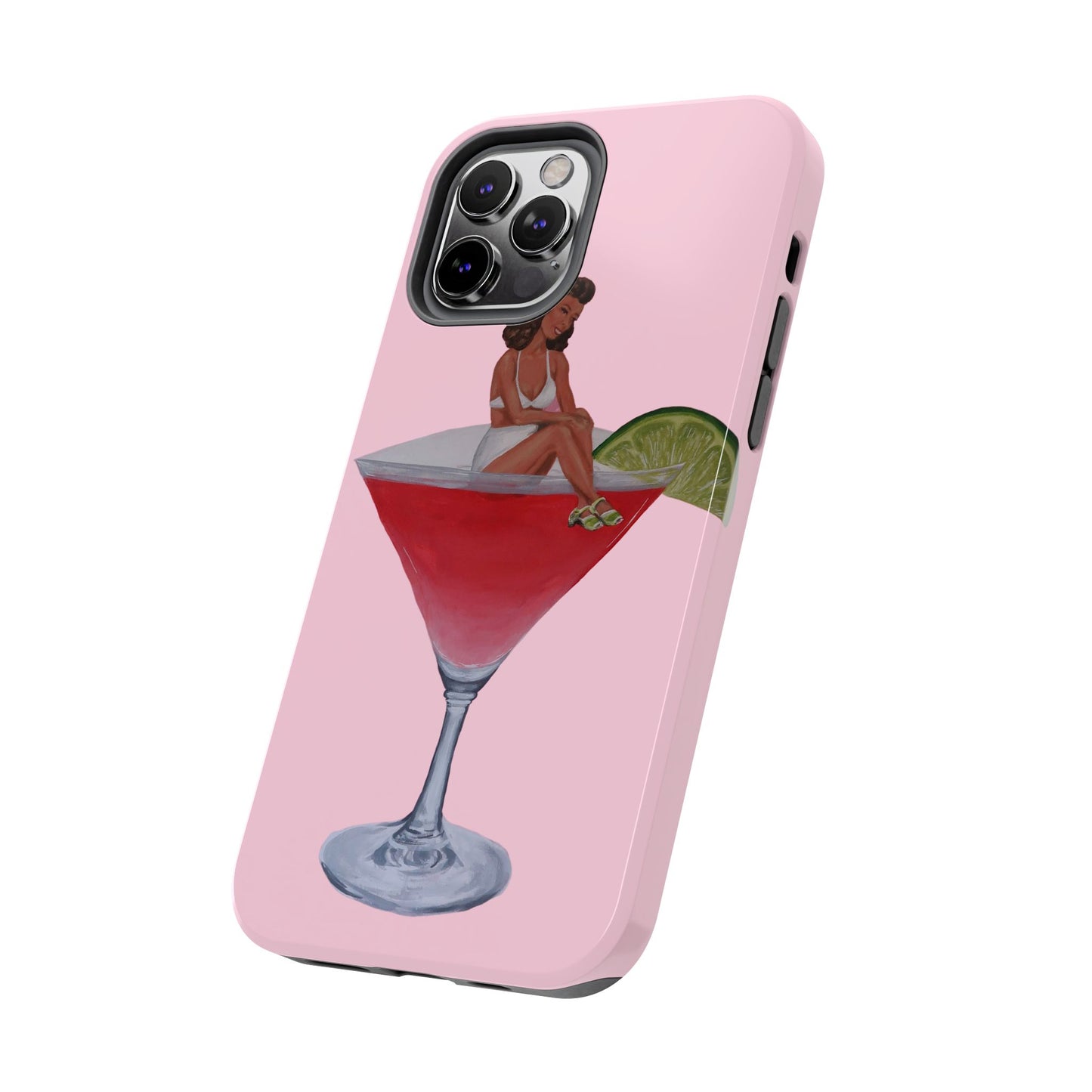 "Cosmic Feelings" Light Pink Phone Case