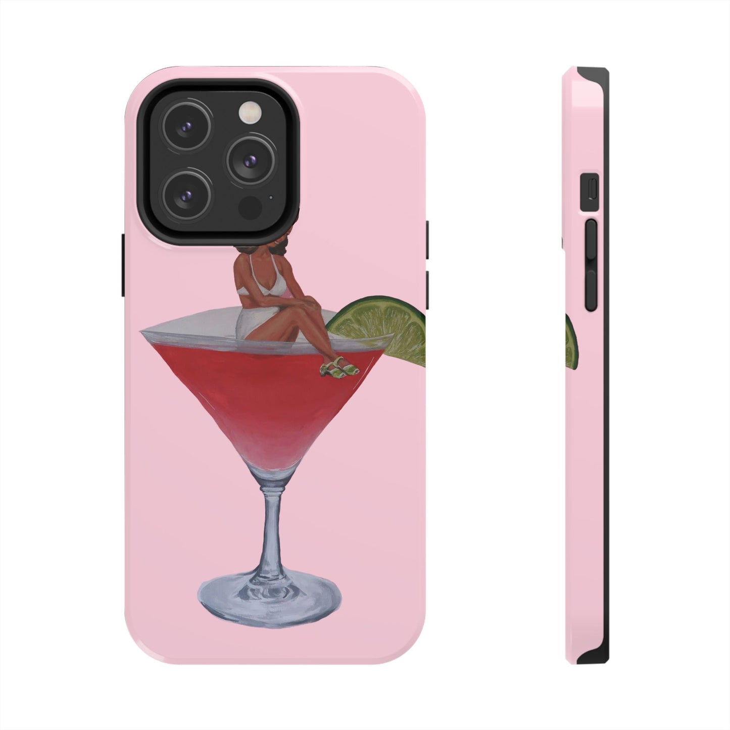 "Cosmic Feelings" Light Pink Phone Case