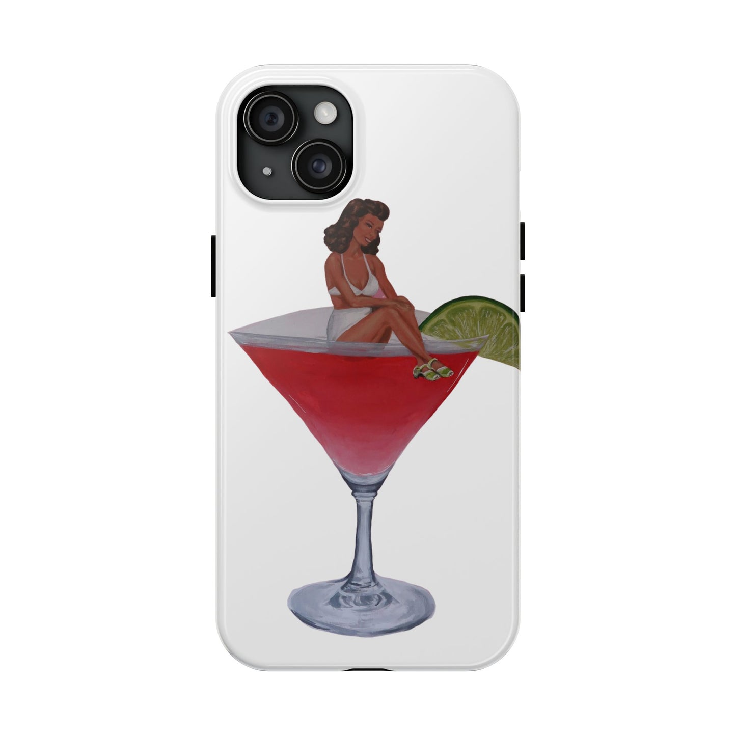"Cosmic Feelings" White Phone Case
