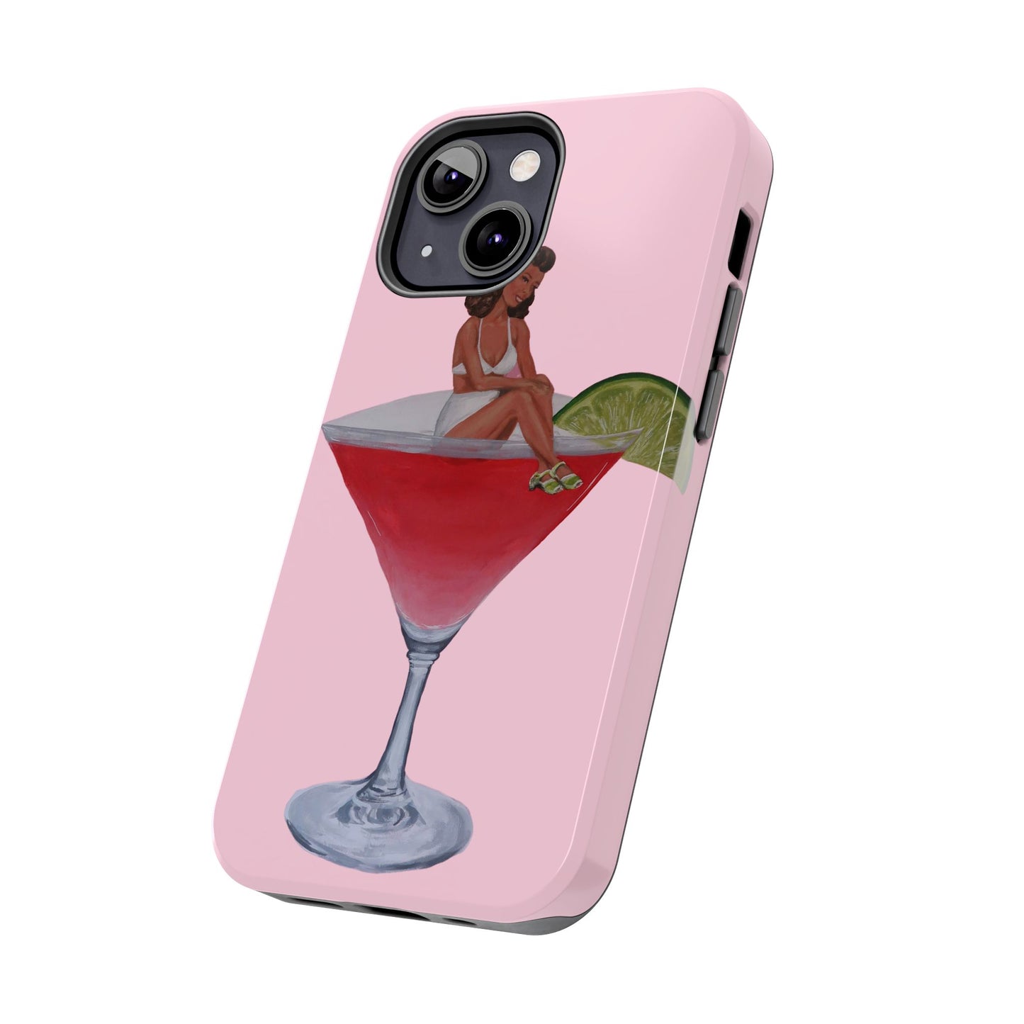 "Cosmic Feelings" Light Pink Phone Case