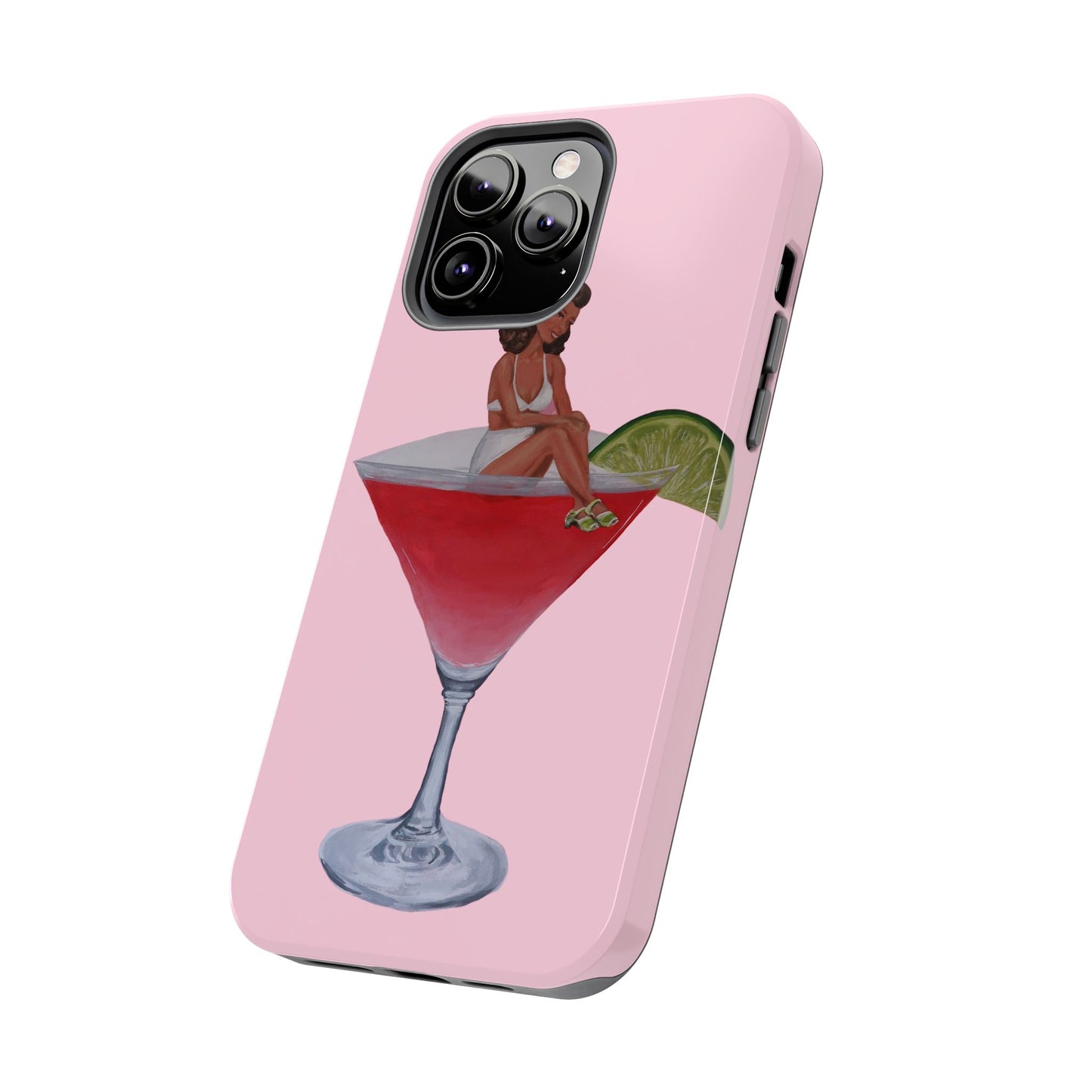 "Cosmic Feelings" Light Pink Phone Case