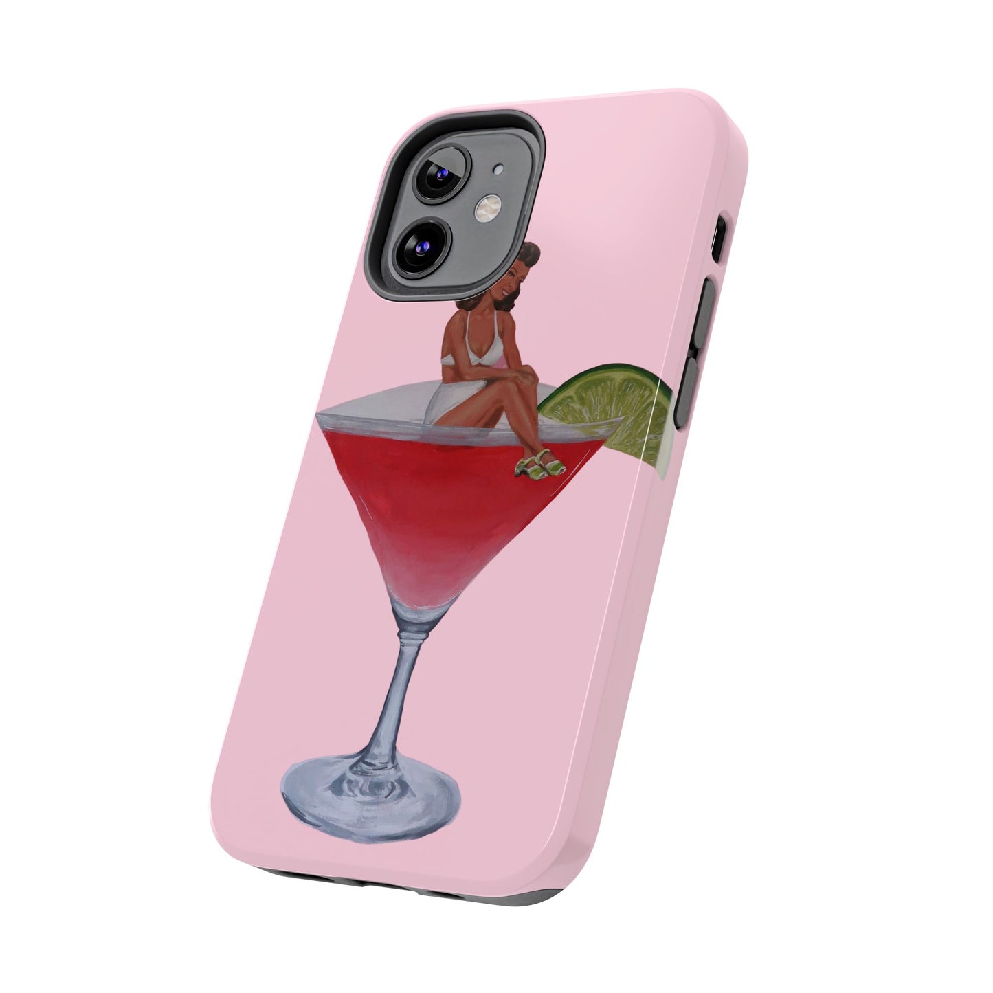 "Cosmic Feelings" Light Pink Phone Case