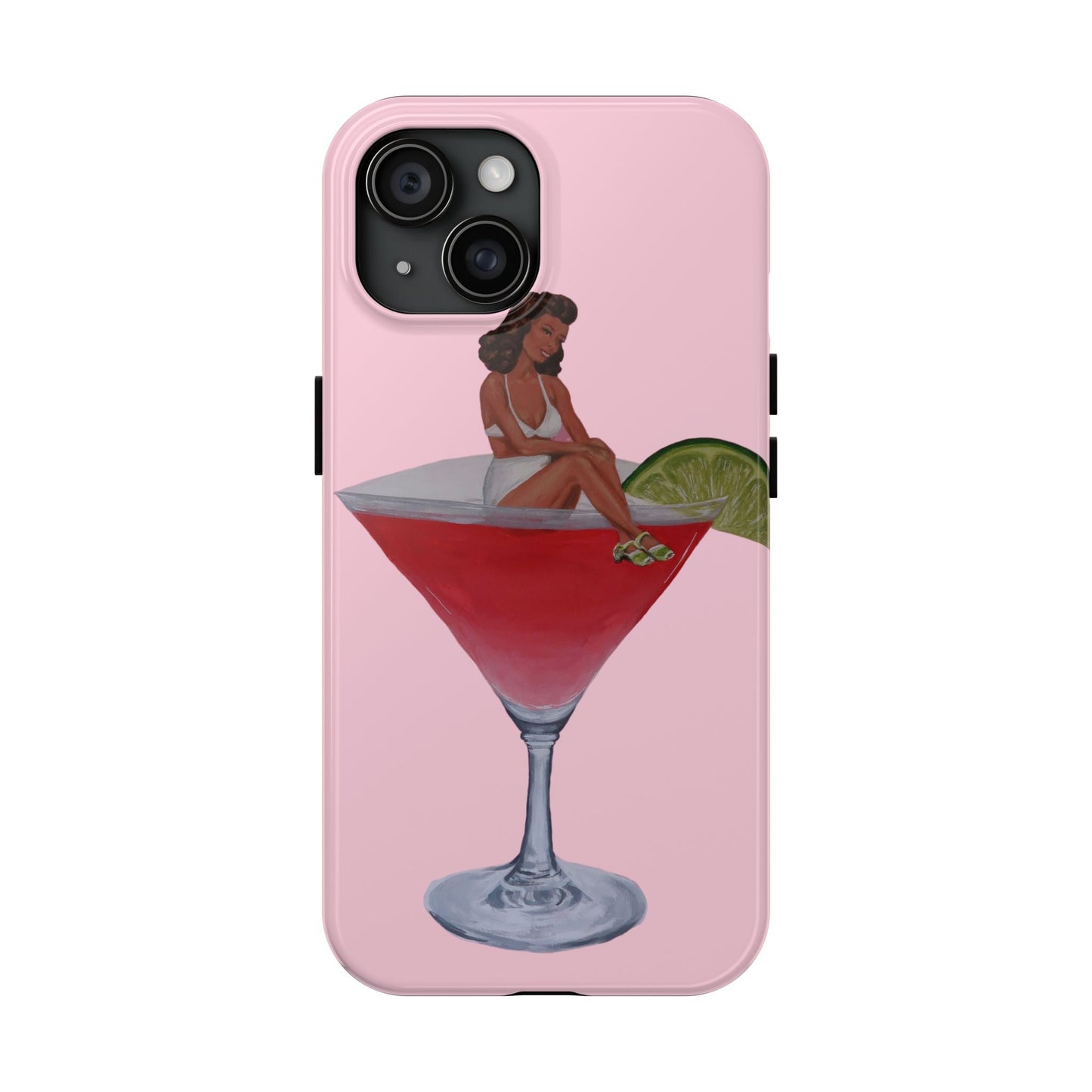 "Cosmic Feelings" Light Pink Phone Case