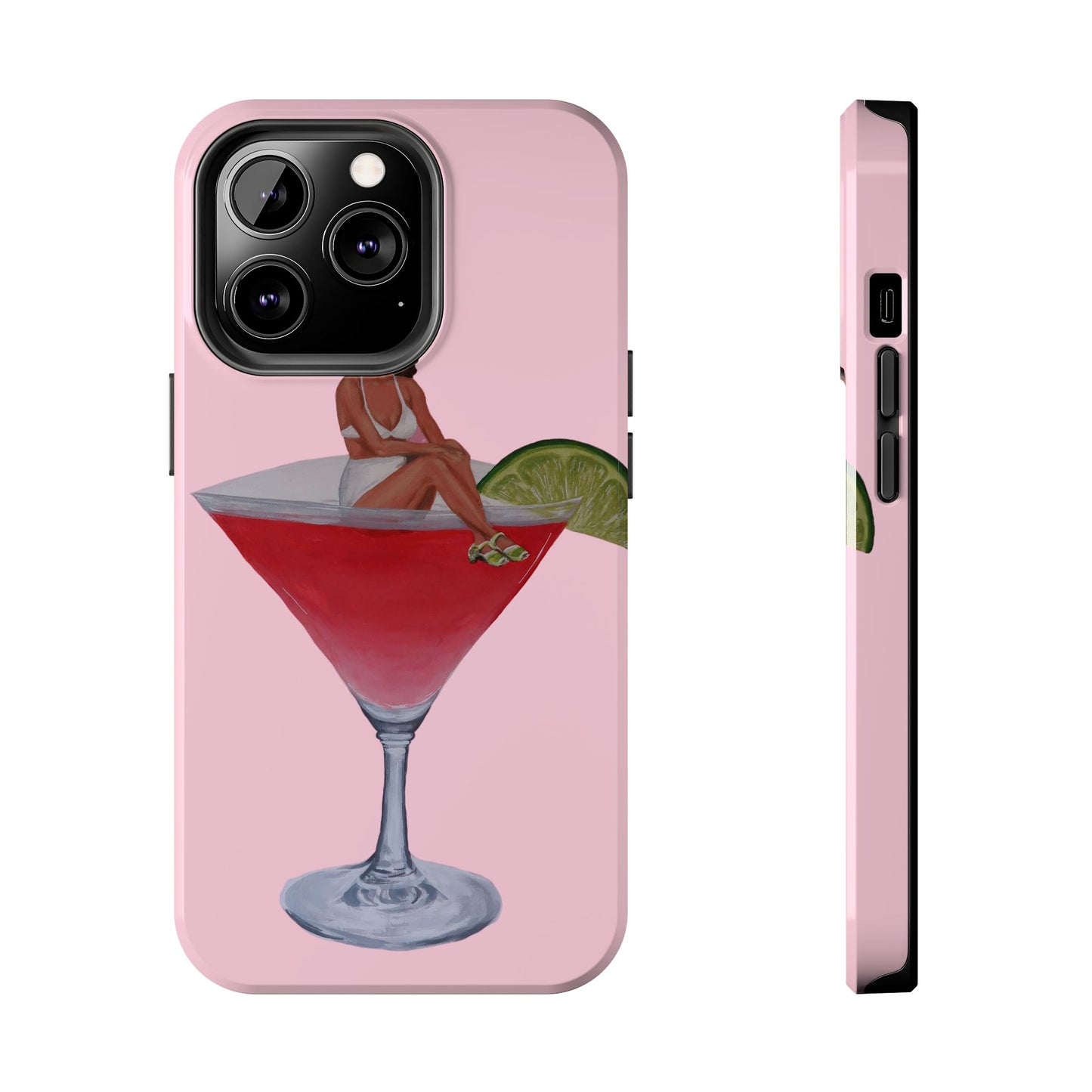 "Cosmic Feelings" Light Pink Phone Case