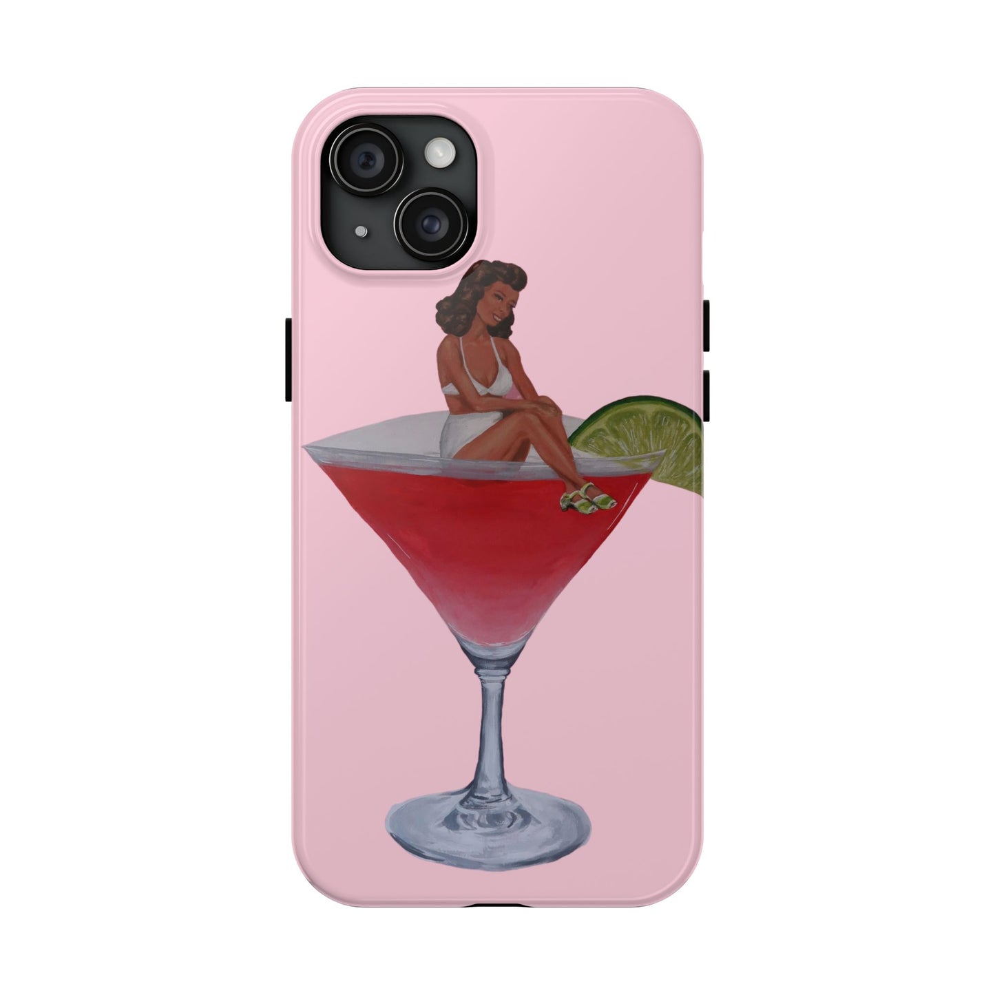 "Cosmic Feelings" Light Pink Phone Case