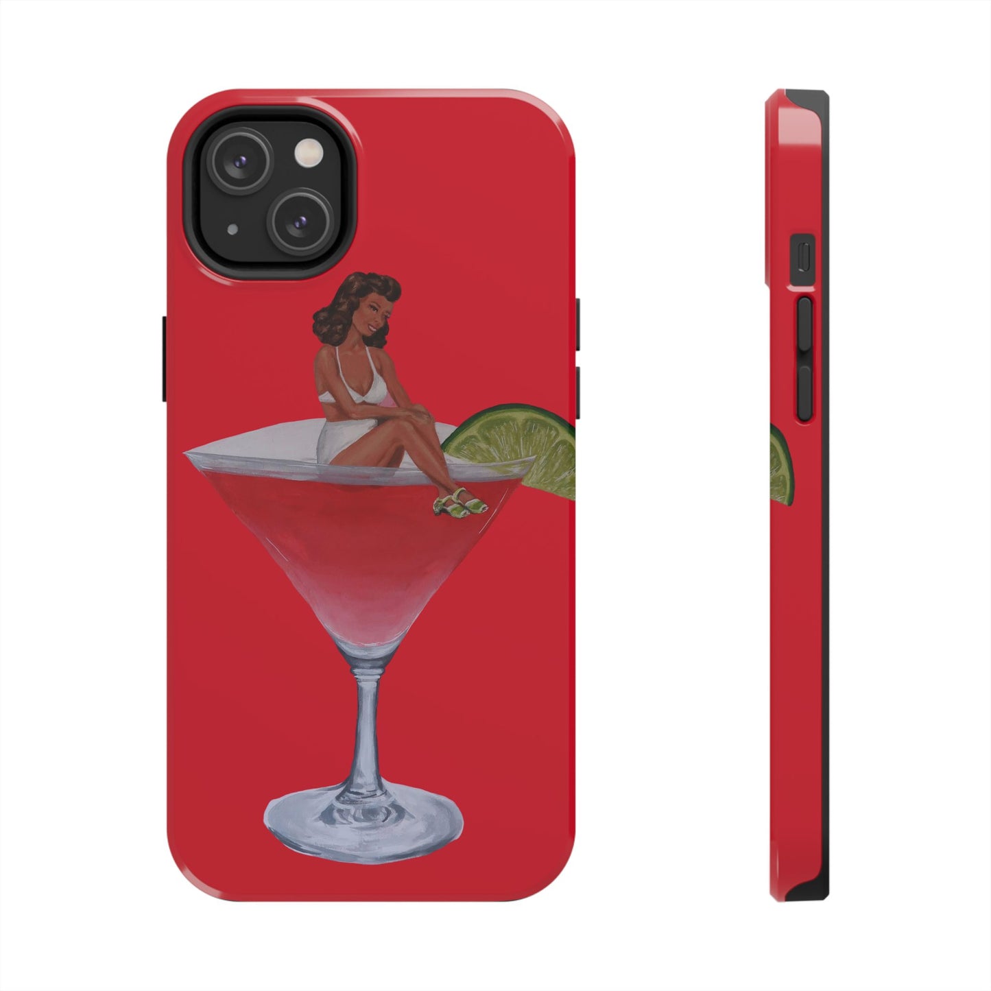 "Cosmic Feelings" Red Phone Case